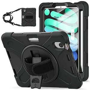 uDooviPad mini 6P[X iPad 8.3 C` P[X 2021NH iPad mini 6 p V_[P[X Sʕی ϏՌ ČRMILi Apple Pencil 2 CX[dΉ Pencilz_[t 360x]X^h 