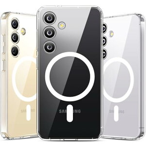 Aunote Galaxy S24 P[X MagsafeɑΉ NA SC-51E / SCG25 }Olbg CX[d ČRMILKi ϏՌ ϋv Sʕی ~ y MNV[ S24 Jo[ 