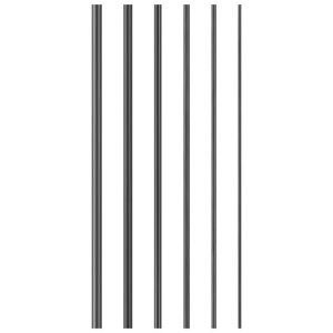 LEDMOMO J[{[rO  C 6pcs J[{t@Co[bh ފƏCc[ ފƏCJ[{t@Co[ 10cm (1+1.5+2+2.5+3mm+3.5mm)