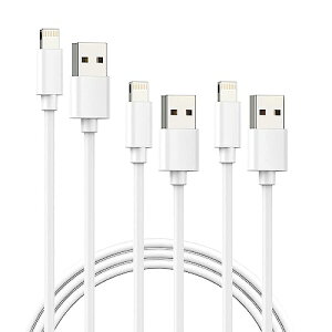 iPhone [dR[h [APPLE MFIF]  CgjOP[u y0.5m/1m/1.8mz 3{Zbg lightningP[u fh~ }f[^] fɂ ϋvRlN^̗p }[d iPhone 14/13/13 Pro/12/11/X/8/