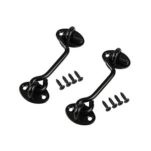 YFFSFDC �Q�[�g���b�` �X�e�����X�� 2�� 4�C���` ������~�� �X���C�h�� ���O �t�b�N���b�N �u���b�N �l�W4�t�� ������/��/�Ƌ�/�Q���Ȃǂ� (�u���b�N)