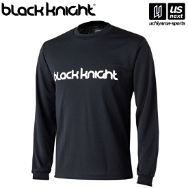 ブラックナイト【 black knight 】 バドミントン ドライロングTシャツ T-3218U BLA（ブラック） 2024年春夏継続モデル【メール便不可】[取り寄せ][自社]