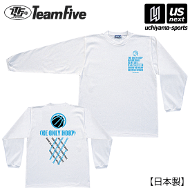 チームファイブ【 Team Five 】 メンズ バスケットボール ロンシャツ ジ・オンリー・フープ！ 2022年継続モデル【 AL9008 長袖Tシャツ 練習着 プラクティスシャツ 】【あす楽対応 365日出荷】【メール便不可】[物流]