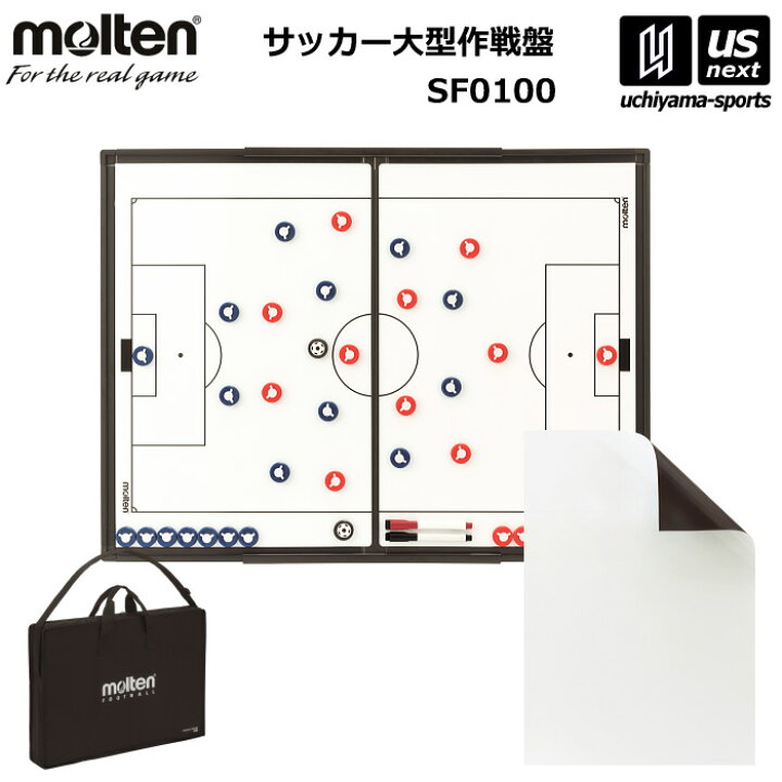 楽天市場】(大型品)モルテン【 molten 】サッカー大型作戦盤 80×60cm 