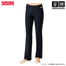 ササキ 【 SASAKI 】 新体操 ブーツカットパンツ ブラック SG-124 【 ウエア 体操 スポーツ 練習 トレーニング 部活動 習い事 ジュニア キッズ レディース 】【メール便不可】[取り寄せ][自社]