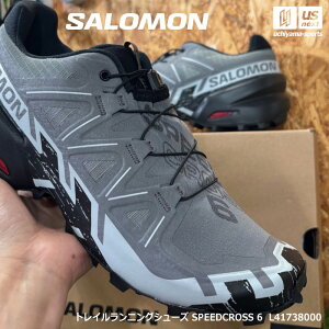 �y��������100�~�N�[�|���z�y���悠��z�i�������K�i�j �T������ �y SALOMON �z �����Y �g���C�������j���O�V���[�Y SPEEDCROSS 6 2026�N�p�����f�� �y L41738000 �����j���O �n�C�L���O �g���C������ 