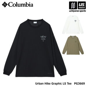 �i�������K�i�j �R�����r�A �y Columbia �z �����Y �A�[�o���n�C�N�O���t�B�b�N �����O�X���[�uT�V���c 2026�N�t�ă��f�� �y PG3669 Urban Hike Graphic LS Tee ���� ����T �L�����v �A�E�g�h�A �j�� �z�y