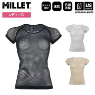 ミレー【 MILLET 】 レディース アンダーウェア ドライナミック メッシュ ショートスリーブ 2026〜27年秋…