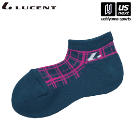 ルーセント【 LUCENT 】 テニス ソフトテニス メンズ Men’s ソックス （ベリーショート） ネイビー（XLN1936） 2024年継続モデル [M便 1/2][取り寄せ][自社]