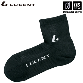 ルーセント【 LUCENT 】 テニス ソフトテニス メンズ Men’s ソックス ブラック（XLN1969） 2024年継続モデル [M便 1/2][取り寄せ][自社]