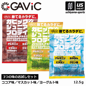 ガビック【GAVIC】ジュニア プロテイン 12．5g（3風味×各1個）【GC4001 JUNIOR PROTEIN ガビックジュニアプロテイン 子供用 ソイたんぱく 3個セット】【あす楽対応】【メール便はあす楽対応不可】[M便 1/1][自社]