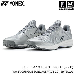 �y���悠��z���l�b�N�X�y YONEX �z �e�j�X�V���[�Y �p���[�N�b�V���� �\�j�P�[�W ���C�h GC 2026�N�t�Č��胂�f���y SHTSCWG �N���[�E������l�H�ŃR�[�g�p POWER CUSHION SONICAGE ���C�h ���L 4E �z�y
