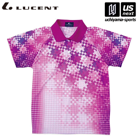 （送料無料）ルーセント【 LUCENT 】 テニス ソフトテニス レディース Ladies ゲームシャツ ピンク（XLP4791） 2024年継続モデル [M便 1/1][取り寄せ][自社]