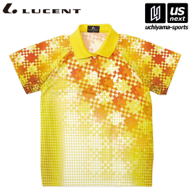（送料無料）ルーセント【 LUCENT 】 テニス ソフトテニス レディース Ladies ゲームシャツ イエロー（XLP4793） 2024年継続モデル [M便 1/1][取り寄せ][自社]