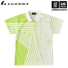 （送料無料）ルーセント【 LUCENT 】 テニス ソフトテニス レディース Ladies ゲームシャツ ライム（XLP4985） 2024年継続モデル [M便 1/1][取り寄せ][自社]