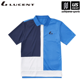 （送料無料）ルーセント【 LUCENT 】 テニス ソフトテニス ユニセックス Uni ゲームシャツ ブルー（XLP8537） 2024年継続モデル [M便 1/1][取り寄せ][自社]