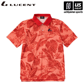 （送料無料）ルーセント【 LUCENT 】 テニス ソフトテニス ユニセックス Uni ゲームシャツ レッド（XLP8541） 2024年継続モデル [M便 1/1][取り寄せ][自社]