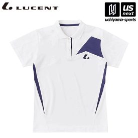 （送料無料）ルーセント【 LUCENT 】 テニス ソフトテニス レディース Ladies ゲームシャツ ホワイト（XLP9010） 2024年継続モデル [M便 1/1][取り寄せ][自社]