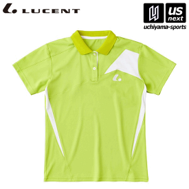 （送料無料）ルーセント【 LUCENT 】 テニス ソフトテニス レディース Ladies ゲームシャツ ライム（XLP9015） 2024年継続モデル [M便 1/1][取り寄せ][自社]