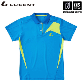 （送料無料）ルーセント【 LUCENT 】 テニス ソフトテニス レディース Ladies ゲームシャツ ブルー（XLP9017） 2024年継続モデル [M便 1/1][取り寄せ][自社]