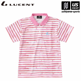 （送料無料）ルーセント【 LUCENT 】 テニス ソフトテニス レディース Ladies ゲームシャツ ピンク（XLP9031） 2024年継続モデル [M便 1/1][取り寄せ][自社]