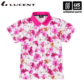 （送料無料）ルーセント【 LUCENT 】 テニス ソフトテニス レディース Ladies ゲームシャツ ピンク（XLP9041） 2024年継続モデル [M便 1/1][取り寄せ][自社]