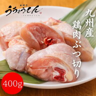 うちょうてん 九州産 鶏肉ぶつ切り 400g｜骨付きの深い旨味・水炊き/煮込み/スープ/唐揚げに万能