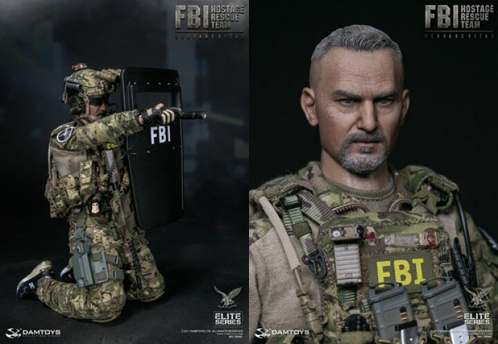 楽天市場】【DAM】No.78042 ELITE SERIES 1/6 FBI HRT AGENT (HOSTAGE 