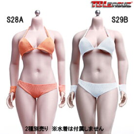 【TBLeague】Female Super Flexible Seamless Bodies PHMB2019-S28A (pale) S29B (suntan) TBリーグ 1/6スケール シームレス女性ボディ （ヘッドなし） 素体 デッサン人形