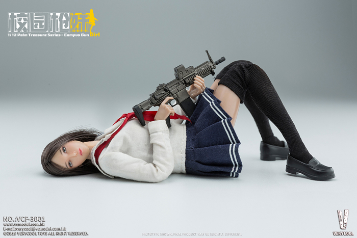 VERYCOOL 1/12 VCF-3001 Campus Gun Girl Palm Treasure Series Female Action Figure 