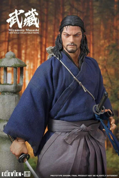 楽天市場】【ELEVEN】eleven X kai studio 剣豪 宮本武蔵 1/6スケール 