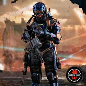 �ySoldier Story�zSS125 1/6 EXO SKELETON ARMOR SUIT TEST-02 �G�N�\�X�P���g�� �A�[�}�[�X�[�c �e�X�g�^�C�v02 1/6�X�P�[���~���^���[�t�B�M���A