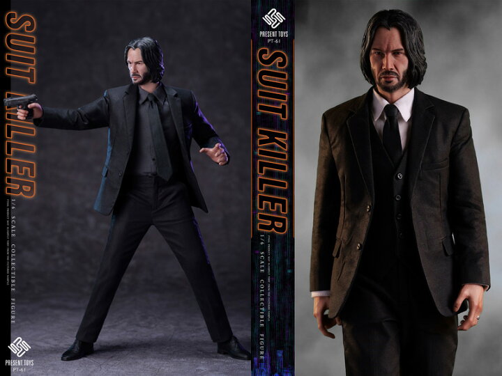 楽天市場】【PRESENT TOYS】PT-sp61 1/6 Suit Killer ブラック・スーツ 