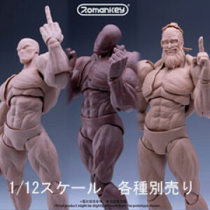 yRomankeyzUMS003 W/B/Y 1/12 Ultra-Movable Male Figure Big Guy j 啿 tBMA{fB fbTl` 1/12XP[tBMA j{fBf