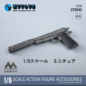 �yZYTOYS�zZY2042 1/6 Alloy M1911 ���� M1911 1/6�X�P�[�� ������ �������e