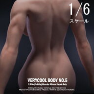 【VeryCool】BODY NO.5 VCD-05B 1/6 Silicone Female Body マスキュラータイプ 1/6スケール シームレス女…