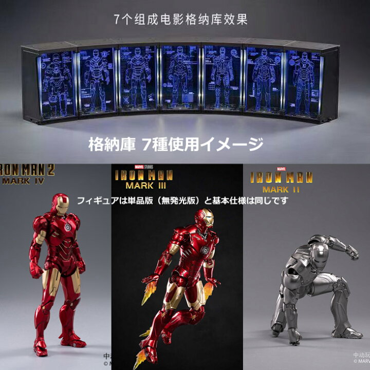 楽天市場】【ZDTOYS】中動玩具 アイアンマン マーク1/マーク2/マーク3 