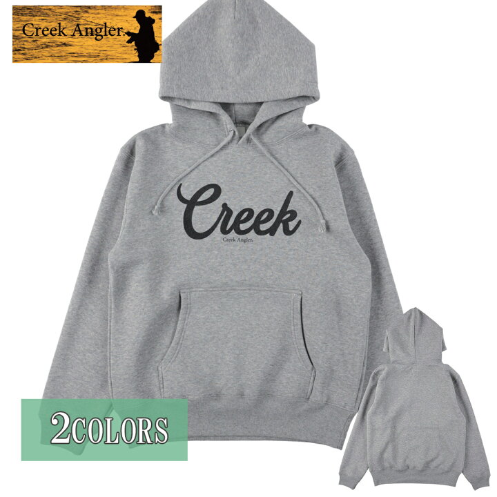 楽天市場】送料無料 CREEK ANGLER （クリークアングラー） パーカー  