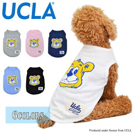 送料無料 UCLA(ユーシーエルエー） 犬服 Tシャツ ドッグウエア UCLA-0549 カレッジ ロゴ キャラクター アメカジ