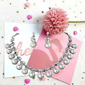 ネックレス ピアス 2点セット 華奢 ヘアアクセサリー メタル 花 ガーデンウェディング ナチュラル アンティーク ヘッドピース ウェイディング ブライダル 結婚式 ウェイディング お呼ばれネ