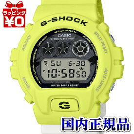 【10％OFFクーポン利用で】DW-6900TGA-9JF G-SHOCK Gショック CASIO カシオ ジーショック ライトニング ボルト イエロー ホワイト メンズ 腕時計 国内正規品 送料無料