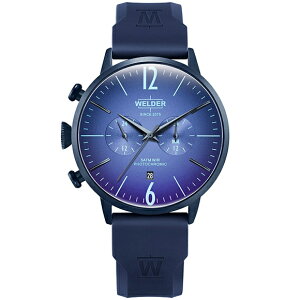 �y2,000�~OFF�N�[�|�����p�ŁzWWRC513 WELDER �E�F���_�[ MOODY DUAL TIME 45MM RUBBER STRAP �����Y�r���v �������K�i ��������