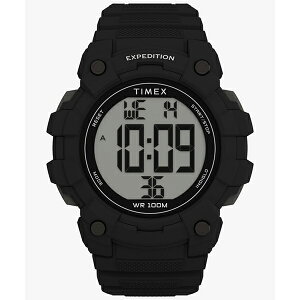 TW4B35200 TIMEX �^�C���b�N�X Expedition �G�N�X�y�f�B�V���� CAT �u���b�N �f�W�^�� �A�E�g�h�A�E�H�b�` �}���`�t�@���N�V���� �����Y �r���v �������K�i ��������