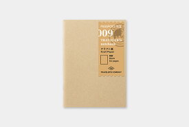 【トラベラーズノート】デザインフィルクラフト紙リフィル 009009 Kraft Paper Notebook14373-006【パスポートサイズ】