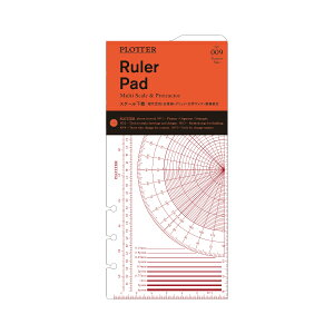 fUCtB@PLOTTER VXe蒠 i[TCY tB Ruler Pad No009ANZT[c[ XP[~