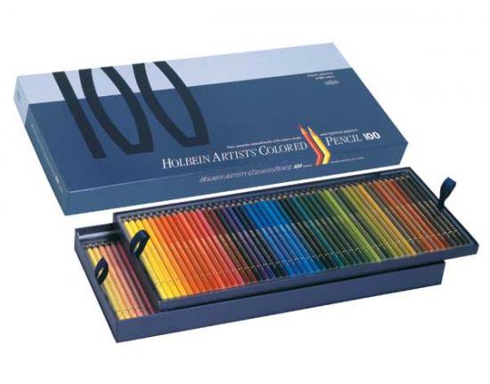 ホルベインアーチスト色鉛筆 OP940 100色 紙函セット | 上野文具　楽天市場店