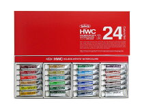 楽天市場】ホルベイン 透明水彩絵具 24色セット w405の通販