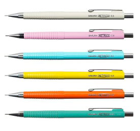 サクラクレパスレトリコシャープ05シャープペン0.5mmレトロカラーシャープペン