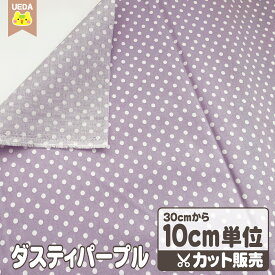 生地 布 5mm ドット プリント シーチング 生地 【 メール便は 3.0m(個数30)まで 対応可能 10cm単位カット 】