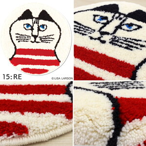 リサ・ラーソン LISA LARSON チェアパッド ミンミ MIMI 35cm丸 円形(全3色) 座布団 ざぶとん リサラーソン Lisa Larson シートクッション 猫 ねこ ネコ